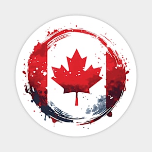 Happy Canada Day Canadian Flag Magnet